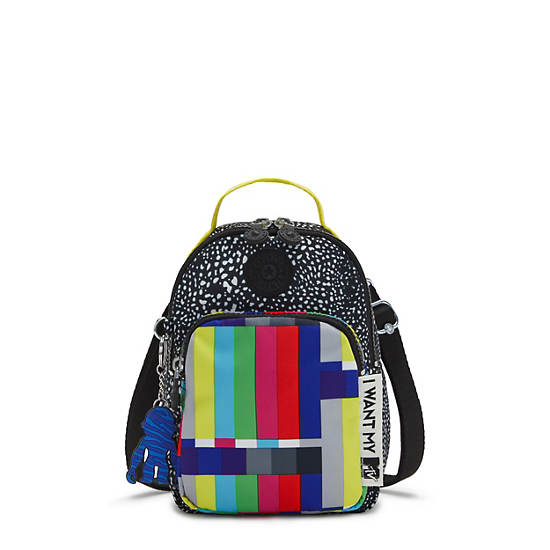 Kipling Alber MTV 3-in-1 Convertible Mini Bag Hátizsák Színes | HU 1538ZU